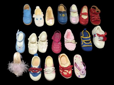 Lot of Baby Shoe Figurines