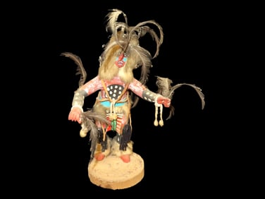 Amazing Hopi Kachina Doll, Approx. 13" Tall,