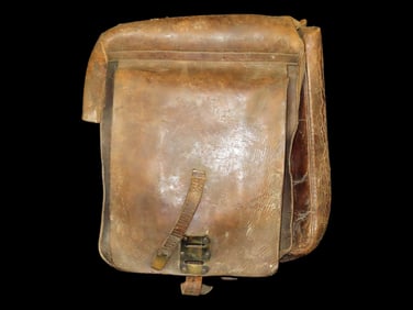 US Military Leather Bag Officer Pouch