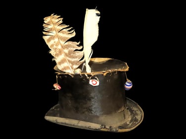 Antique Felt Hat, Dunlap & Co,