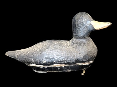 12" Working Duck Decoy, Early 1900's