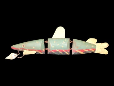 Antique Hand Made Ice Fishing Decoy