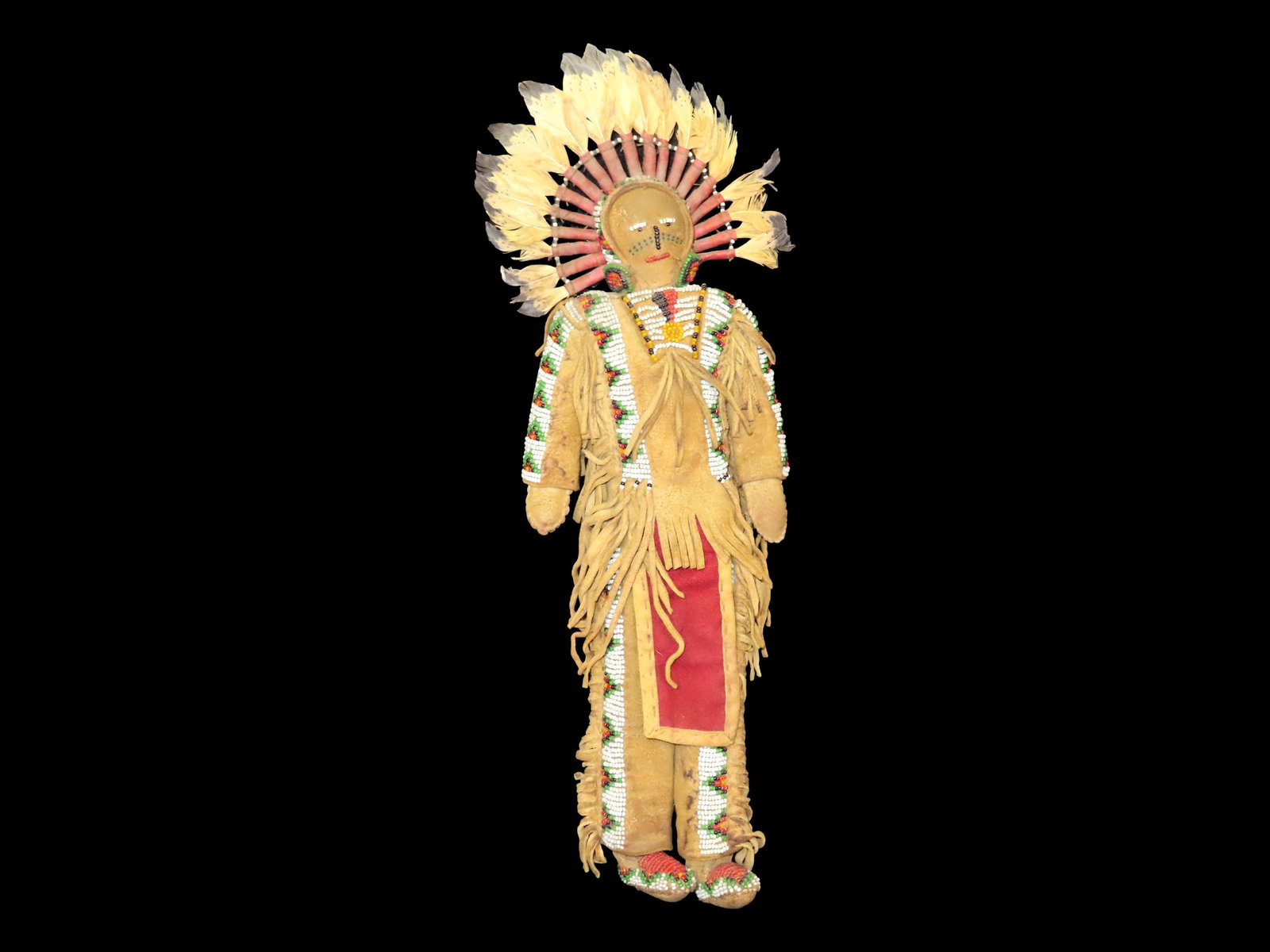 14" Native American Beaded Doll (1 of 15)