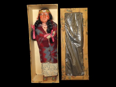 Native American Skookum Doll w/ Box