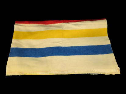 Hudson Bay Style Wool Blanket (Originality Unknown): Hudson Bay Style Wool Blanket (Originality Unknown)