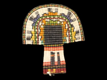 13 1/2" x 15 1/2" Ceremonial Hopi Dance Fan