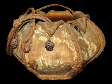 4 1/2" x 7 1/2" Birch Bark Basket