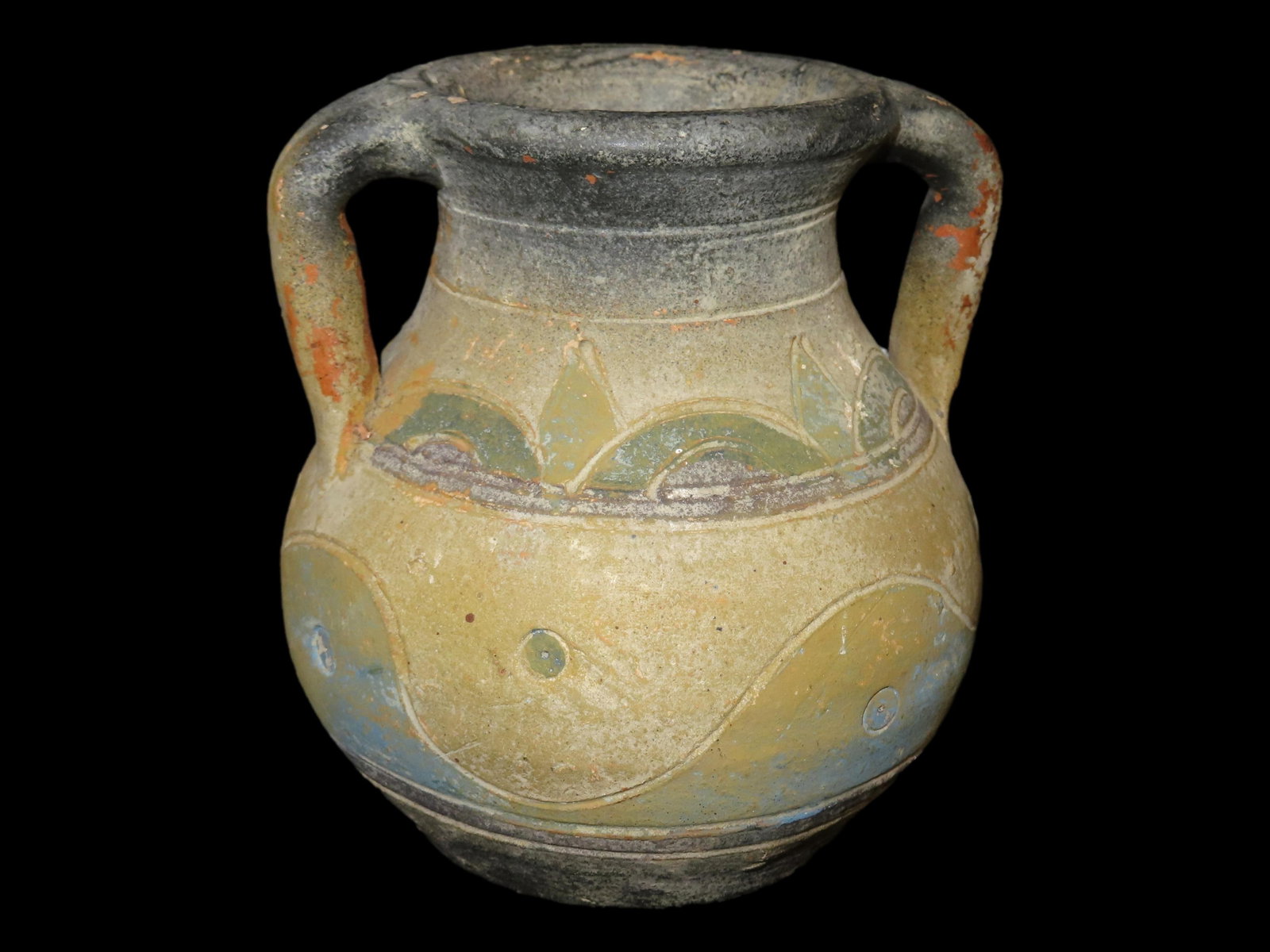 6 1/4" Vintage Mexican Pottery Vase (1 of 9)