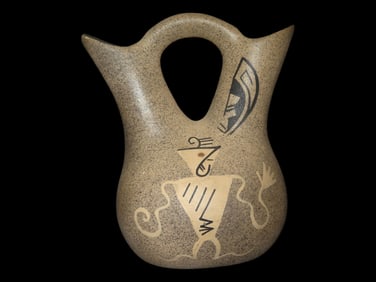 5 1/4 x 4 1/4" Kopa Native American Wedding Vase