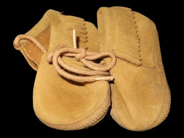 8 1/4" Pair of Moccasins