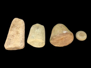 Group of Miscellaneous Hardstone Implements-i.e. Axes, Celts, Pestles, Gameballs, Mauls,
