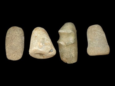 Group of Miscellaneous Hardstone Implements-i.e. Axes, Celts, Pestles, Gameballs, Mauls,