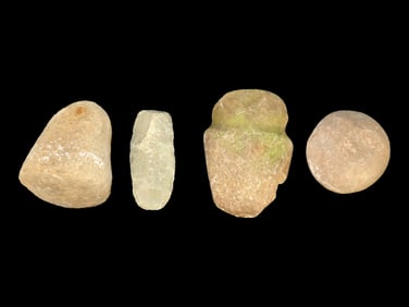 Group of Miscellaneous Hardstone Implements-i.e. Axes, Celts, Pestles, Gameballs, Mauls,