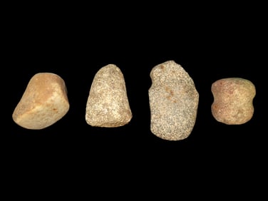 Group of Miscellaneous Hardstone Implements-i.e. Axes, Celts, Pestles, Gameballs, Mauls,