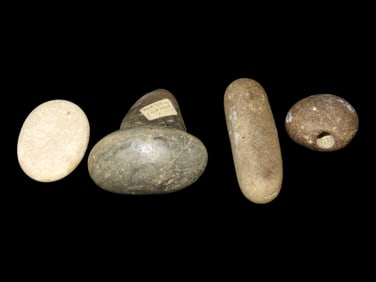 Group of Miscellaneous Hardstone Implements-i.e. Axes, Celts, Pestles, Gameballs, Mauls,