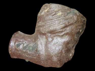 1 1/2" Clay Trade Pipe w/Face