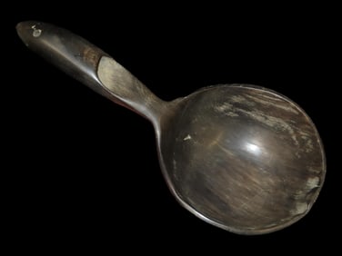8" Hand Crafted Horn Spoon