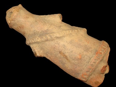 African Nok Culture Terra Cotta Figure. The Nok culture is known for its distinctive terracotta