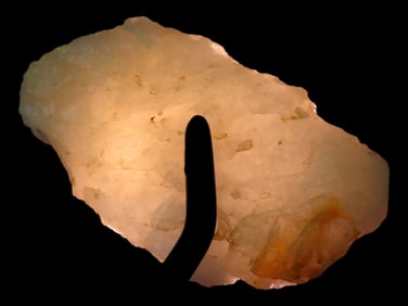 2 5/8" Paleo Quartz Blade, Rare, North Carolina