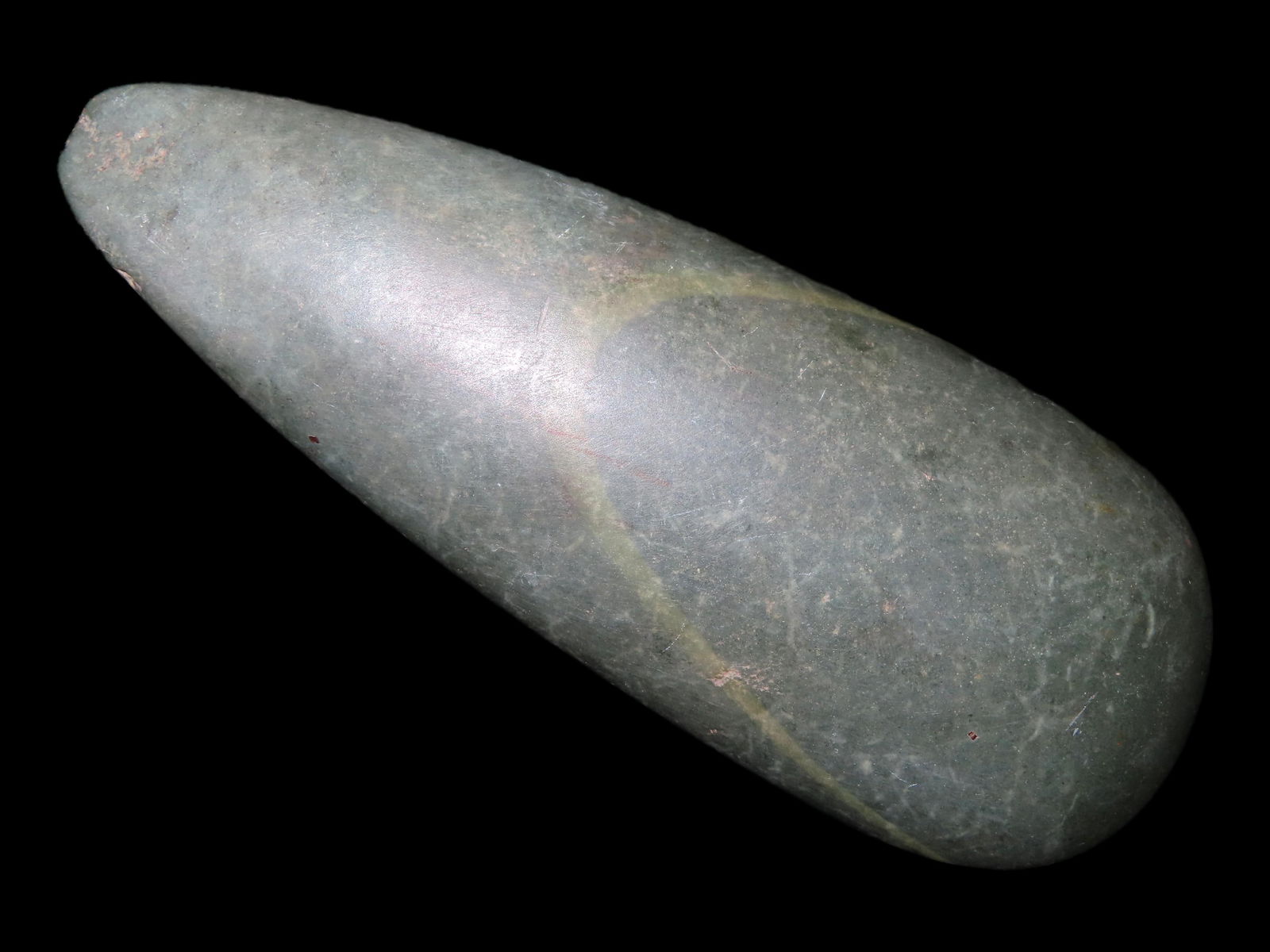6 3/8" Olmec Jade/Nephrite Celt, South America (1 of 7)