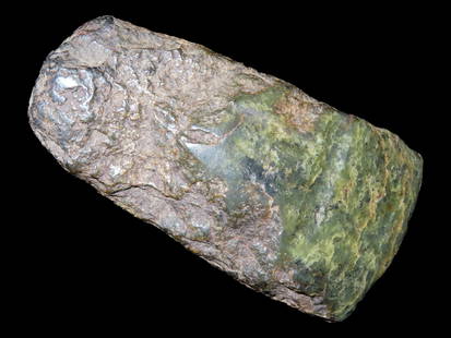 3 7/8" Jadite Celt, South America: 3 7/8" Jadite Celt, South America