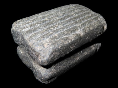 3 1/6" Pre-Columbian Mayan Bark Beater, Made of Stone