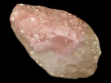 5 1/8" Paleolithic Hand Axe, found in Ben Khellil, Algeria, with desert polish and wind ground