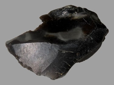 3 3/4" Mousterian Early/Upper Paleolithic Bifacial Scraper, found Northfleet, Kent, England 2007