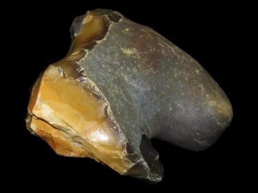 Lower Paleolithic Acheulean Bifacial Worked Chopping Tool, 400,000-700,000 Years Old, found in Kent,