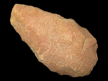 8" Achulean Paleolithic Hand Axe, Early Man, 300,000-250,000 Years BP