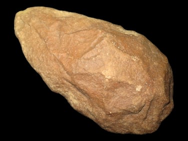 7 3/4" Achulean Paleolithic Hand Axe, Early Man, 300,000-250,000 Years BP