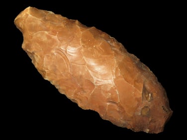6 3/4" Paleolithic Flint Hand Axe, found in Egypt