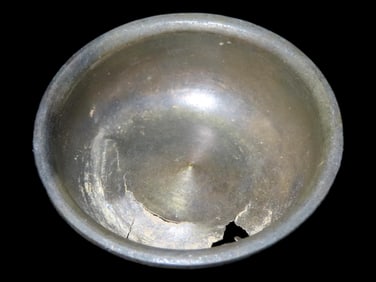 1 3/4" Antique Mongolian Tibetan Buddhist Brass Offering Bowl