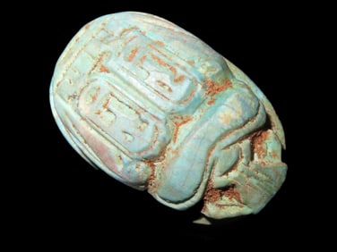 1 1/8" Egyptian Authentic Scarab with Great Detail