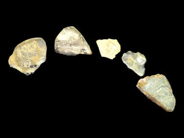 Hand Axe Fractured Stone from Tran France