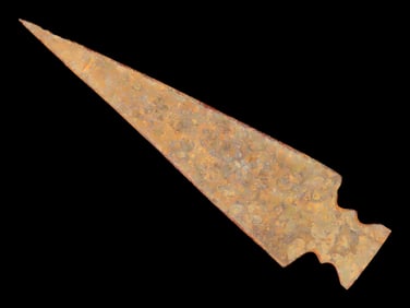 3 15/16" Steel Point, Motley COA, found in South America