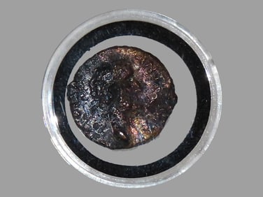 Bronze Roman Coin, 3rd-4th Century AD, Military/Mythological Imagery, COA Lost Civilizations.