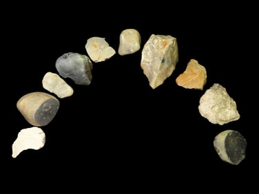 Box of Hardstone Tools