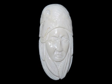 3 1/4" Alaskan Bone Carving