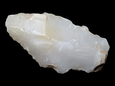 1 3/8" Novaculite Stemmed Point found in Arkansas