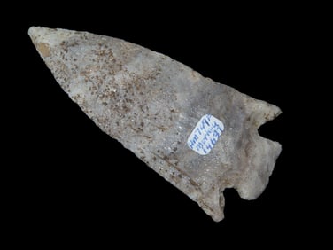 3 3/4" Etley Point, Motley COA, found on the Van Pool and McLaren Site, Gravois Mills Township,