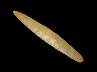 11 1/4" Duck River, **Ceremonially "Killed" & Glued**, found in Tennessee, Ex Neil Ostberg, Ex Brian