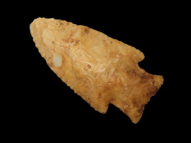 2 1/2" Creek Stained Burlington Chert Hardin, Keele COA