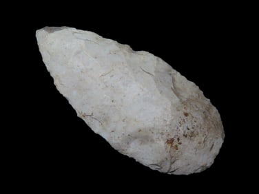 3 1/2" Burlington Chert Cobbs Blade, EX Steve McCabe, Sullivan County Missouri