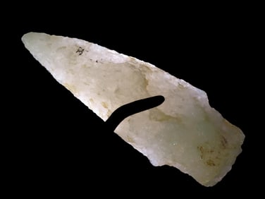 4" Crystal Quartz Appalachian Point, EX Walt McIntire, Randolph County NC