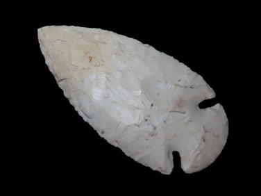 3 1/4" Polished Burlington Chert Dovetail, Modern Tip, Phelps County Missouri