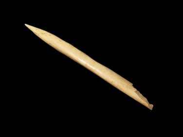 3 5/8" Bone Awl, St. Clair Co. MO, Ex Brad Hawking Lithics