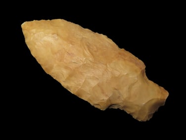 3 1/8" Hardin, St. Clair Co. MO, Ex Brad Hawking Lithics