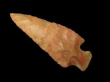 2 7/8" Creek Stained Table Rock, St. Clair Co. MO, Ex Brad Hawking Lithics