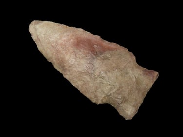 3 3/16" Square Stemmed Point, Found in Massac Co. IL Ex Brad Hawking Lithics